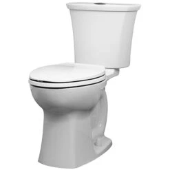 American Standard Edgemere White Elongated Toilet - 6-L/4-L Double Flush