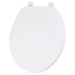Mayfair Regular Toilet Seat - Economy Plastic Seat - Closed Front - White