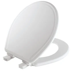 Molded Wood Toilet Seat - Regular - White