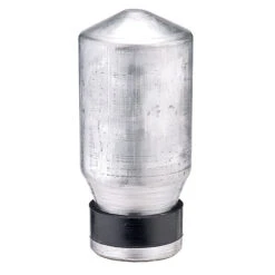 Canada Metal Toilet Sleeve - Lead Material - Silver Finish - With ABS Joint - 8-in H