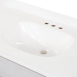 Project Source 2-Door Bathroom Vanity With Top - Off-White - 36-in