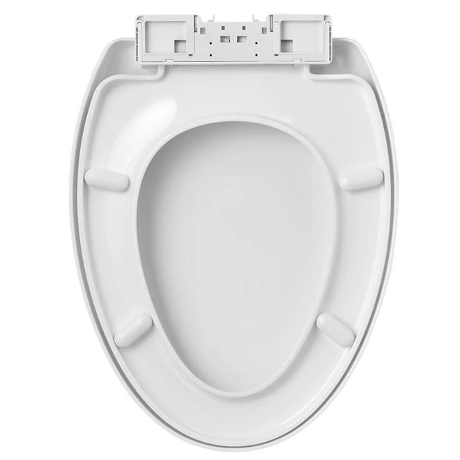 Project Source Elongated Toilet Seat - Plastic 18-in White - Image 3
