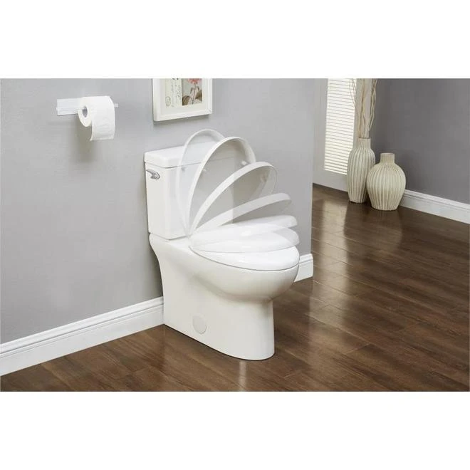 Project Source Elongated Toilet Seat - Plastic 18-in White - Image 5