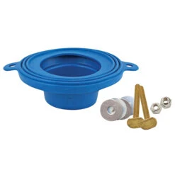 Fluidmaster Better Than Wax Toilet Seal Kit - Blue - PVC - 6-in W X 6-in H X 2-in D