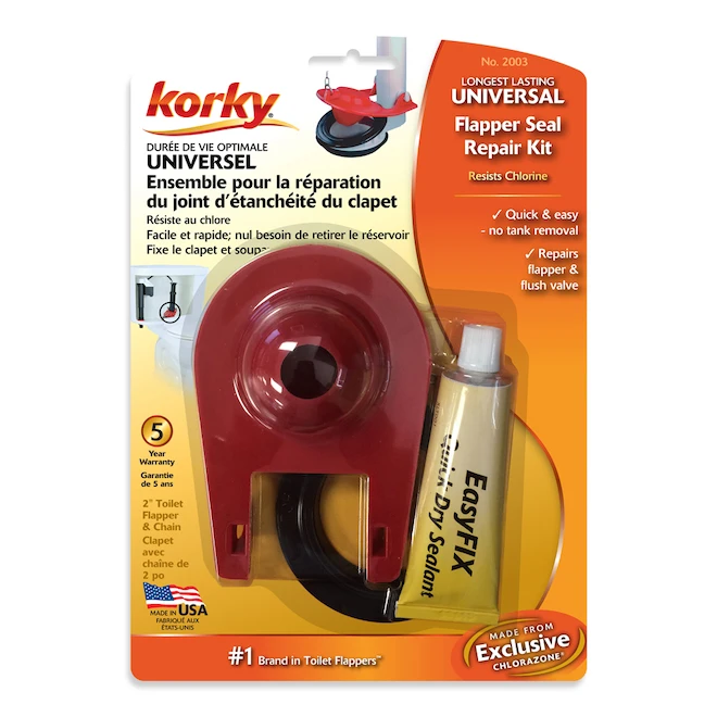 Korky 2-in Toilet Flapper Repair Kit - Image 2