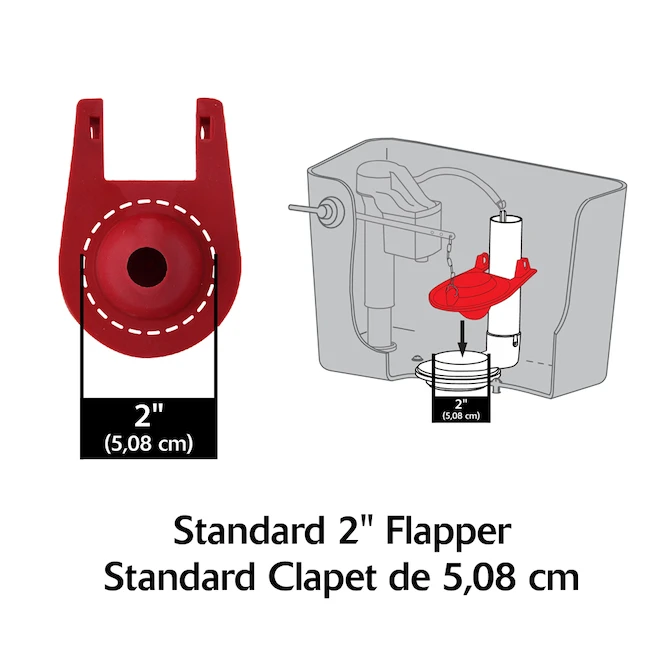 Korky 2-in Toilet Flapper Repair Kit - Image 3