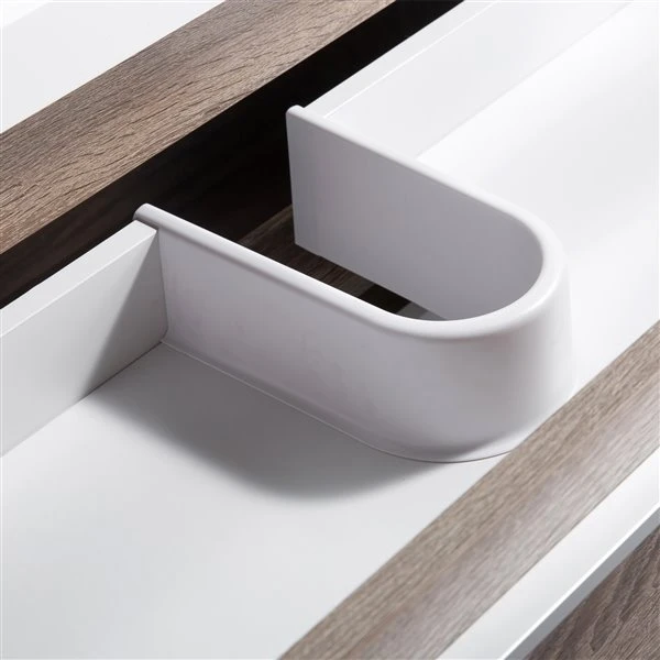 GEF Rosalie 24-in Soft Oak Single Sink Bathroom Vanity With Acrylic Top - Image 2
