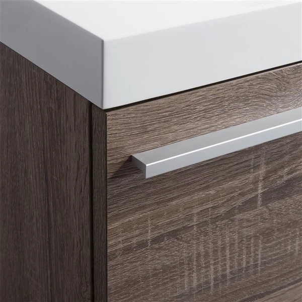 GEF Rosalie 24-in Soft Oak Single Sink Bathroom Vanity With Acrylic Top