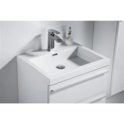 GEF Rosalie 24-in White Single Sink Bathroom Vanity With Acrylic Top