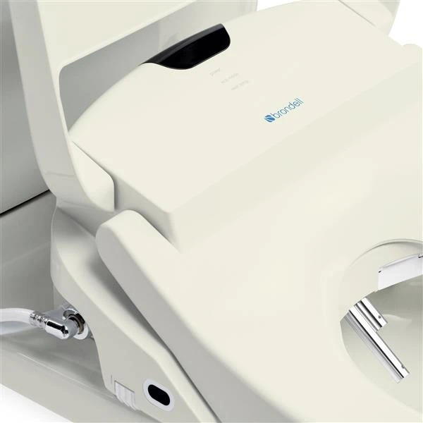 Brondell Swash 1400 Bidet Seat 15.2-in X 19.55-in Biscuit - Image 2