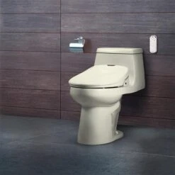 Brondell Swash 1400 Bidet Seat 15.2-in X 19.55-in Biscuit
