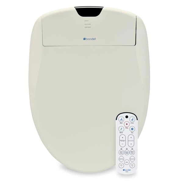 Brondell Swash 1400 Bidet Seat 15.2-in X 19.55-in Biscuit - Image 5
