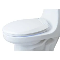 Brondell LumaWarm Heated Bidet Seat 14.3-in X 18.5-in White