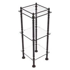 Allied Brass 14-in X 38-in X 14-in Venetian Bronze 3-Tier Etagere