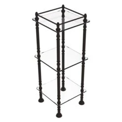 Allied Brass 14-in X 38-in X 14-in Oil Rubbed Bronze 3-Tier Etagere