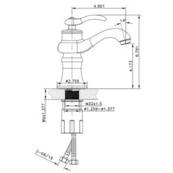 American Imaginations White Ceramic Irregular Vessel Bathroom Sink - Overflow Drain And Faucet Included (11-in X 17.5-in)