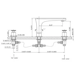American Imaginations Biscuit Undermount Rectangular 18.25-in W X 13.5-in L Bathroom Sink With Faucet And Overflow Drain