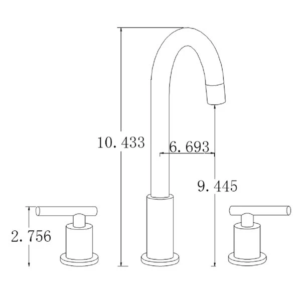 American Imaginations 18.25-in W X 13.5-in L White Glaze Undermount Rectangular Bathroom Sink With Faucet And Overflow Drain - Image 3