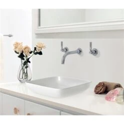 American Imaginations White Ceramic Vessel Square Bathroom Sink (15.75-in X 15.75-in)
