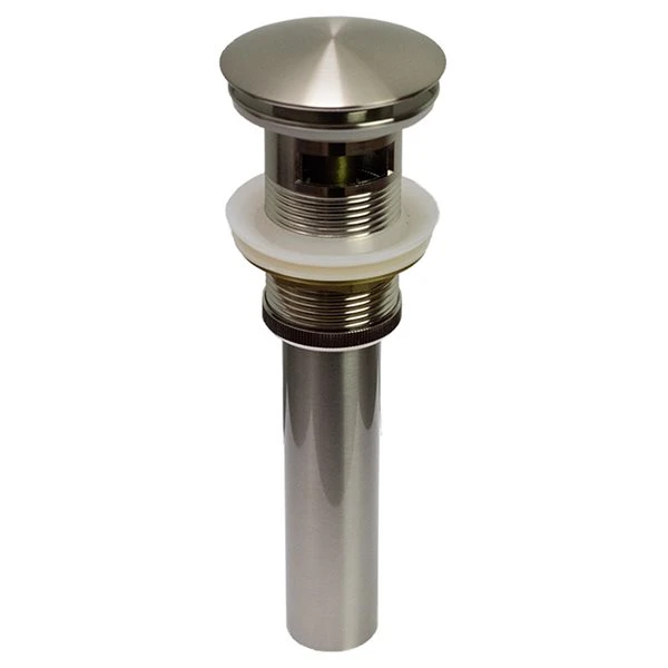 American Imaginations White Ceramic Wall-Mounted Bathroom Sink With Brushed-Nickel Drain (12.2-in X 16.34-in) - Image 3