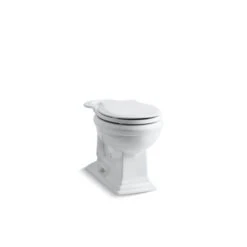 KOHLER Memoirs Comfort Height White Round Chair Height Residential Toilet Bowl