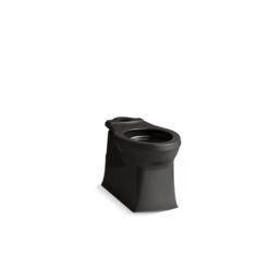 KOHLER Corbelle Comfort Height Black Elongated Chair Height Residential Toilet Bowl
