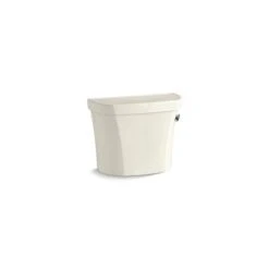 KOHLER Wellworth Biscuit 4.8-L/flush Single-Flush Toilet Tank With Right-Hand Lever