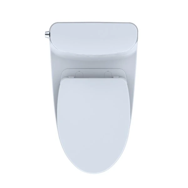 TOTO Nexus Cotton White Watersense Labelled Single Flush Elongated Universal Height 12-in Rough-in Toilet - Image 2