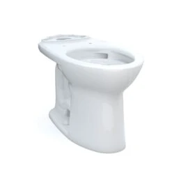 TOTO Drake Cotton White Elongated Residential Universal Height Toilet Bowl