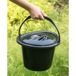 PLAYBERG Grey Folding/Portable Travel Toilet For Camping And Hiking