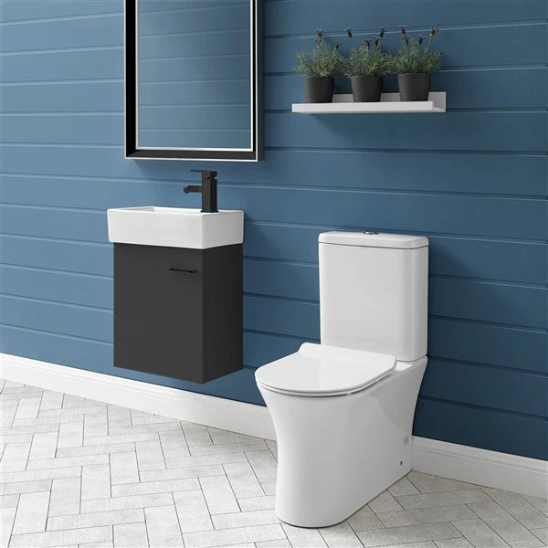 Swiss Madison Calice 2-Piece White Dual Elongated Toilet 12-in Rough-In Size - Image 3
