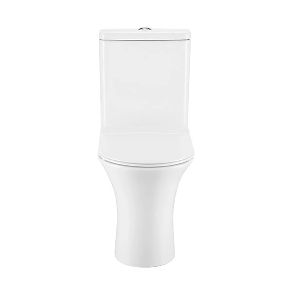 Swiss Madison Calice 2-Piece White Dual Elongated Toilet 12-in Rough-In Size - Image 5