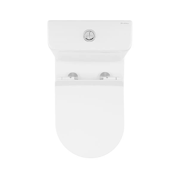 Swiss Madison Calice 2-Piece White Dual Elongated Toilet 12-in Rough-In Size - Image 2