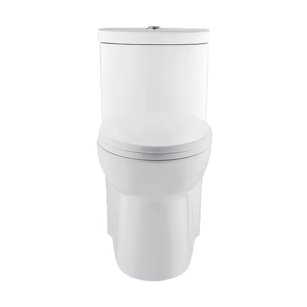 Swiss Madison Sublime White Dual Elongated Toilet 12-in Rough-In Size