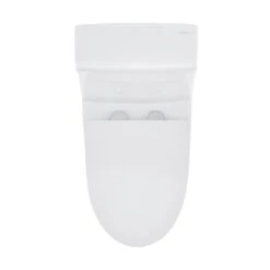 Swiss Madison Hugo White Dual Elongated Toilet 12-in Rough-In Size