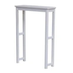 Alaterre Dorset 27-in W X 37-in H X 9-in D White Wood Over The Toilet Etagere