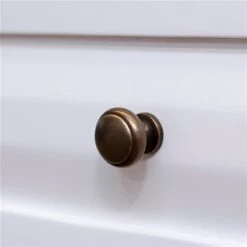 Alaterre Dorset 17-in W X 36-in H X 13-in D White Pine Freestanding Linen Cabinet