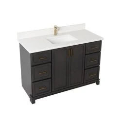Tenor 48-in Tofino Vanity With Carrera Quartz Top