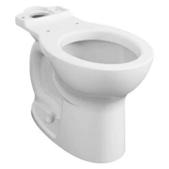 American Standard Cadet White Round Chair Height Residential Toilet Bowl