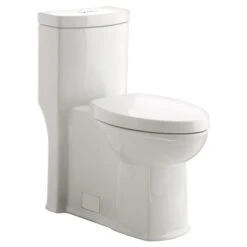 American Standard Boulevard White Dual Flush Elongated Chair Height 1-Piece Toilet (ADA Compliant)