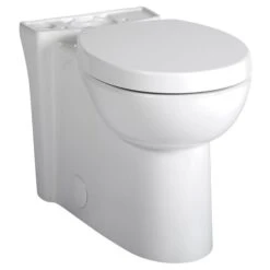 American Standard Studio White Round Chair Height Residential Toilet Bowl