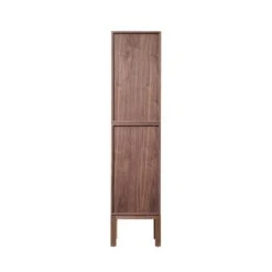 GEF Vanessa 17-in W X 73-in H X 14-in D Natural Walnut MDF Freestanding Linen Cabinet
