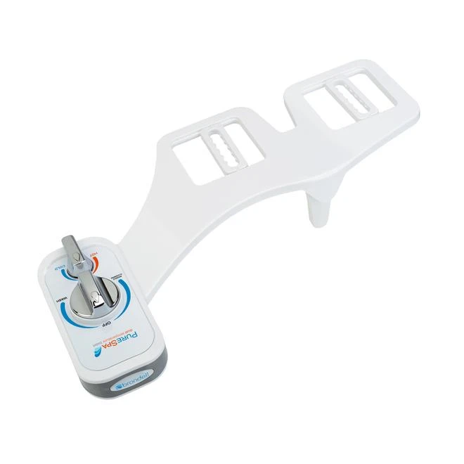 Brondell Sperone Dual Temperature Bidet - Adjustable Pressure - White - 10 1/2-in W X 16 3/4-in H