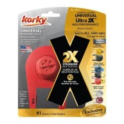 Korky Ultra 2X 2-in Diameter Red Toilet Flapper