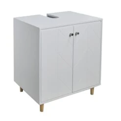 A&E Bath And Shower Lucia White Bathroom Vanity