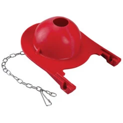 Master Plumber Flapper - 3 1/4-in D - Red - Rubber