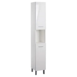 Bathroom Cabinet - High-Gloss White