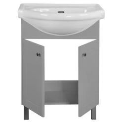 Project Source Bathroom Vanity - 24-in - 2-Door - Grey