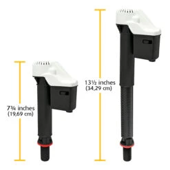 Korky QuietFill Toilet Valve - Universal - Adjustable - 7 3/4-in L To 13 1/2-in L