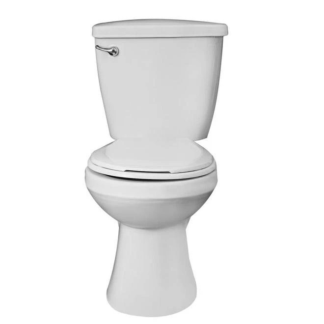 Project Source Toilet To Grab 2-Piece Round Front White Toilet - 6 L - Image 3